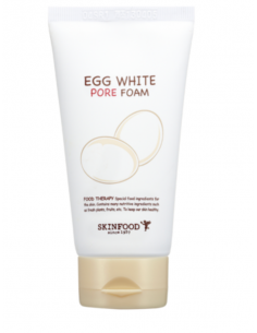 SKINFOOD Crème Nettoyante Éclat Anti-pores dilatés Egg White Pore Foam 150ml