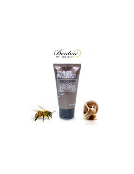BENTON Crème Eclat Anti-imperfections Anti-âge Snail Bee High Content Steam Cream 50g