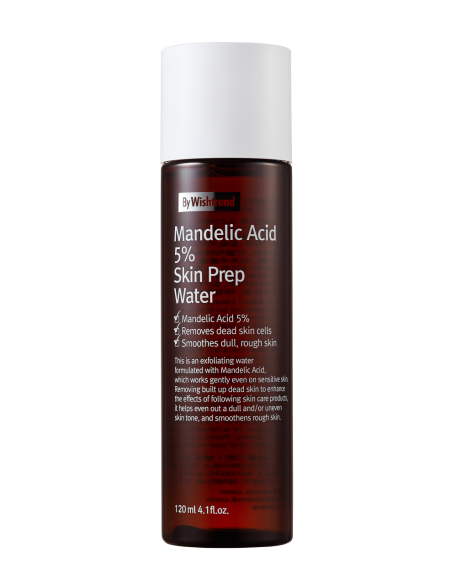 BY WISHTREND Lotion Exfoliante Visage Mandelic Acid 5% Skin Prep Water 120ml