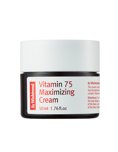 BY WISHTREND Crème Visage Eclat Anti-âge Vitamin 75 Maximizing 50ml