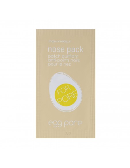 TONYMOLY Patch nez Anti-points noirs à l'oeuf Egg Pore Pack Package 7 patchs