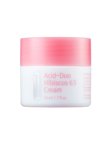 BY WISHTREND Crème visage Eclat Anti-imperfections Acid-Duo Hibiscus 63% Cream 50 ml