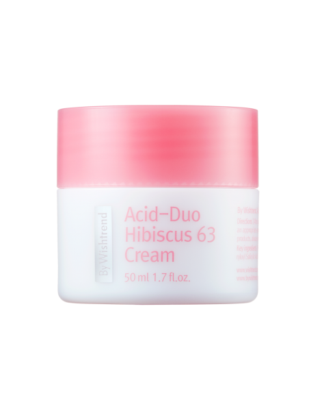 BY WISHTREND Crème visage Eclat Anti-imperfections Acid-Duo Hibiscus 63% Cream 50 ml