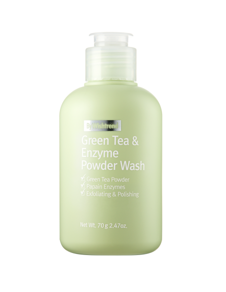 BY WISHTREND Poudre Nettoyante Exfoliant Doux Thé Vert Green Tea & Enzyme Powder Wash 110g