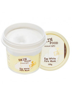 SKINFOOD Masque Eclat et anti-pores dilatés « Egg White Pore Mask » pot de 100 gr